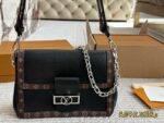 Louis Vuitton Dauphine Soft Handbag 2024 Spring/Summer Runway Style Cowhide Trim Monogram Soft Silhouette Unisex Comes With Gift Box - Image 7