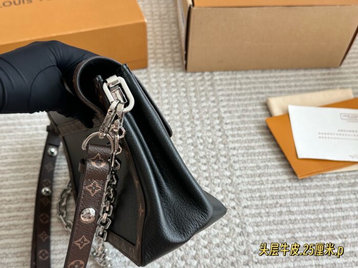 Louis Vuitton Dauphine Soft Handbag 2024 Spring/Summer Runway Style Cowhide Trim Monogram Soft Silhouette Unisex Comes With Gift Box - Image 8