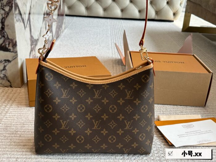 Louis Vuitton Keepall Monogram Canvas Shoulder Bag - Image 7