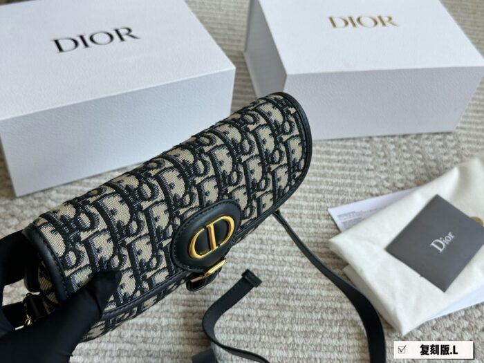 Dior Bobby Monogram Adjustable Strap Crossbody Underarm Bag - Image 5