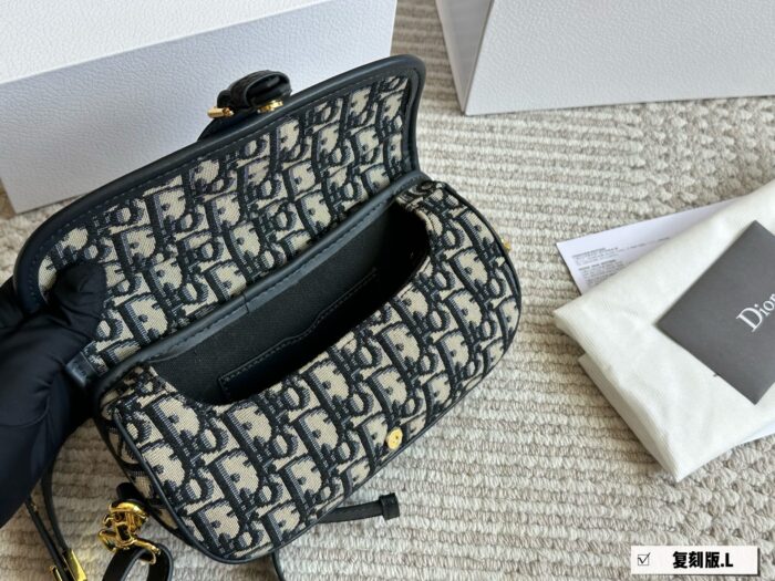 Dior Bobby Monogram Adjustable Strap Crossbody Underarm Bag - Image 9