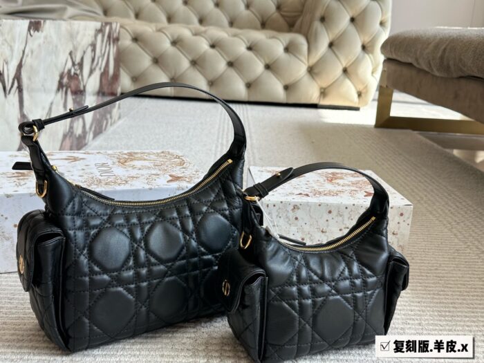 Dior'S New Lambskin Square Shaomai Bag Ample Capacity For Everyday Outings - Image 10