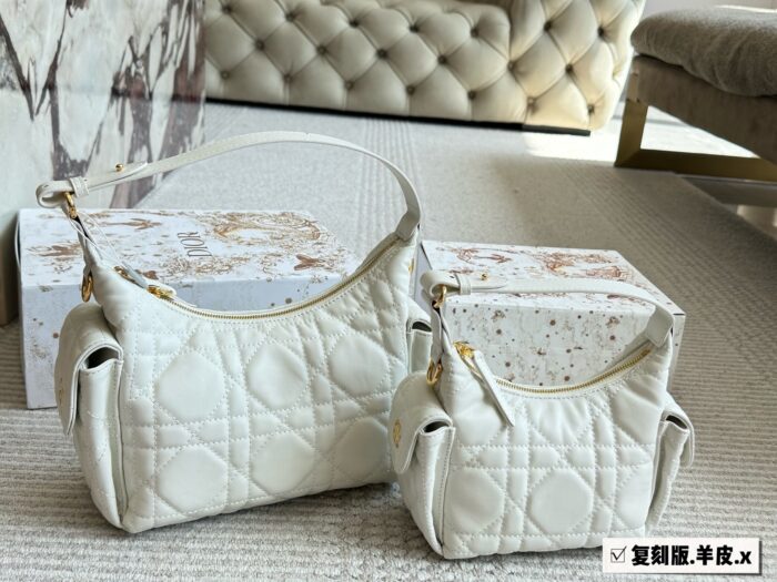 Dior'S New Lambskin Square Shaomai Bag Ample Capacity For Everyday Outings - Image 11