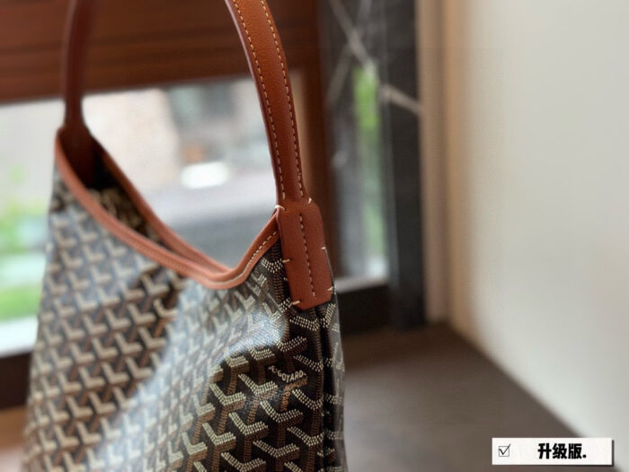 Goyard Enhanced Edition Hobo Shoulder Bag Commuter Custom-Made Leather & Craftsmanship Upgraded - Image 2
