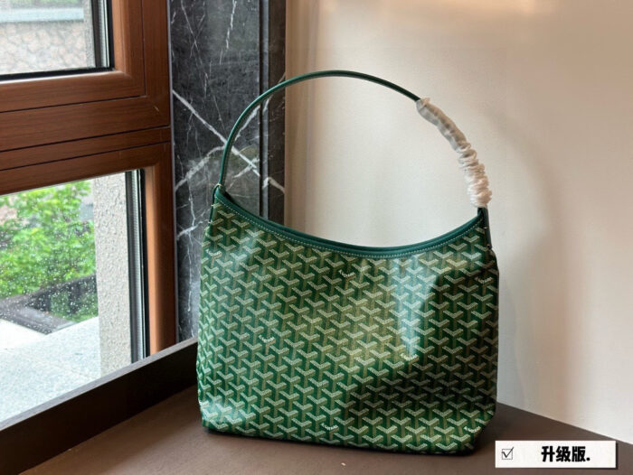 Goyard Enhanced Edition Hobo Shoulder Bag Commuter Custom-Made Leather & Craftsmanship Upgraded - Image 10