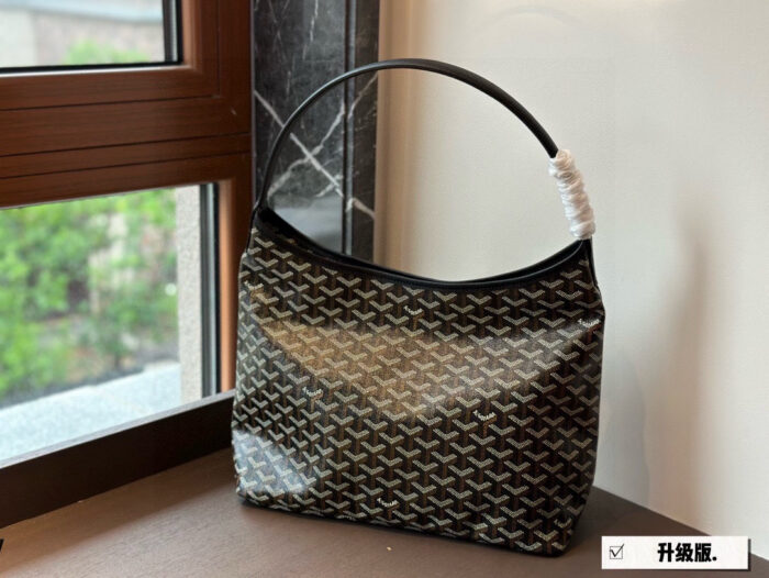Goyard Enhanced Edition Hobo Shoulder Bag Commuter Custom-Made Leather & Craftsmanship Upgraded - Image 11