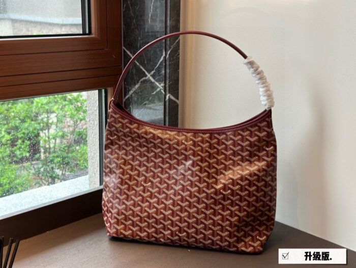Goyard Enhanced Edition Hobo Shoulder Bag Commuter Custom-Made Leather & Craftsmanship Upgraded - Image 12