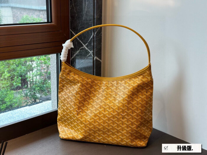 Goyard Enhanced Edition Hobo Shoulder Bag Commuter Custom-Made Leather & Craftsmanship Upgraded - Image 15