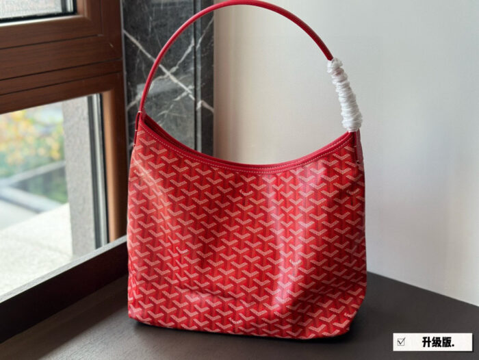 Goyard Enhanced Edition Hobo Shoulder Bag Commuter Custom-Made Leather & Craftsmanship Upgraded - Image 16