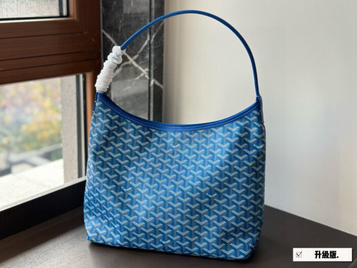 Goyard Enhanced Edition Hobo Shoulder Bag Commuter Custom-Made Leather & Craftsmanship Upgraded - Image 17
