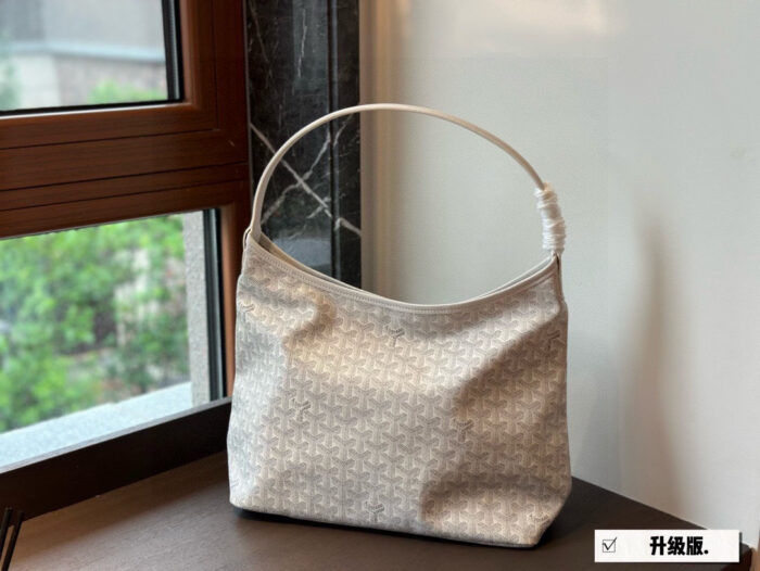 Goyard Enhanced Edition Hobo Shoulder Bag Commuter Custom-Made Leather & Craftsmanship Upgraded - Image 18