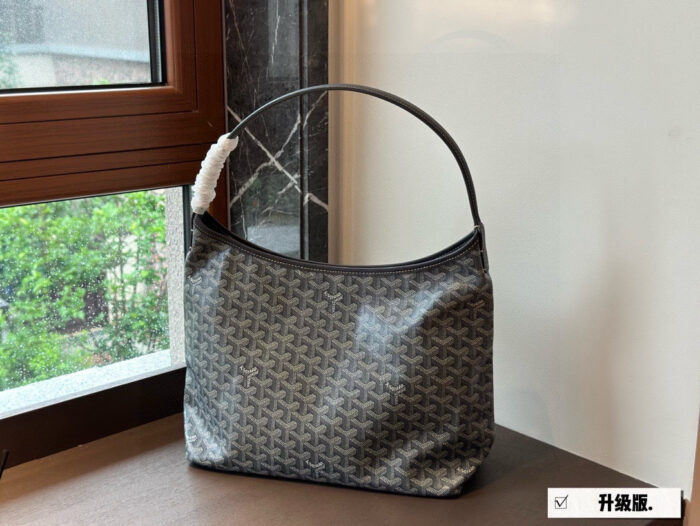 Goyard Enhanced Edition Hobo Shoulder Bag Commuter Custom-Made Leather & Craftsmanship Upgraded - Image 19