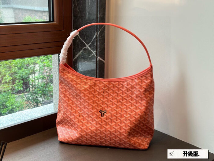 Goyard Enhanced Edition Hobo Shoulder Bag Commuter Custom-Made Leather & Craftsmanship Upgraded - Image 20
