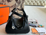 Hermes Lindy Top-Grain Tc Cowhide Leather Three-Strap Handbag (Handheld, Crossbody, Underarm) - Image 5
