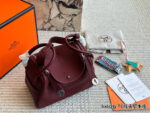 Hermes Lindy Top-Grain Tc Cowhide Leather Three-Strap Handbag (Handheld, Crossbody, Underarm) - Image 18