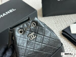 Chanel Gabrielle Original Leather Wanderlust Backpack Retro Red Lining With Gold-Silver Chain Lightweight, Spacious, Timeless Classic - Image 2