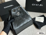 Chanel Gabrielle Original Leather Wanderlust Backpack Retro Red Lining With Gold-Silver Chain Lightweight, Spacious, Timeless Classic - Image 4