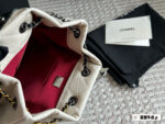 Chanel Gabrielle Original Leather Hobo Backpack - Gold/Silver Chain, Lightweight, Spacious, Classic Design - Image 9