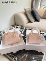 Dior Limited Edition Star Lady Dior Bag White Lambskin With Star Detailing Exquisite Handbag - Image 16
