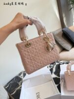 Dior Limited Edition Star Lady Dior Bag White Lambskin With Star Detailing Exquisite Handbag - Image 18