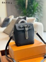 Louis Vuitton Steamer 15 Handbag Pharrell Williams Collaboration Colorado Grained Calfskin Conveniently Portable - Image 2