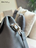 Louis Vuitton Steamer 15 Handbag Pharrell Williams Collaboration Colorado Grained Calfskin Conveniently Portable - Image 8