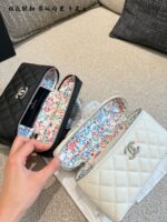 Chanel 25C Series Black & Silver Grained Calfskin Cocoon Chain Handbag - Image 7