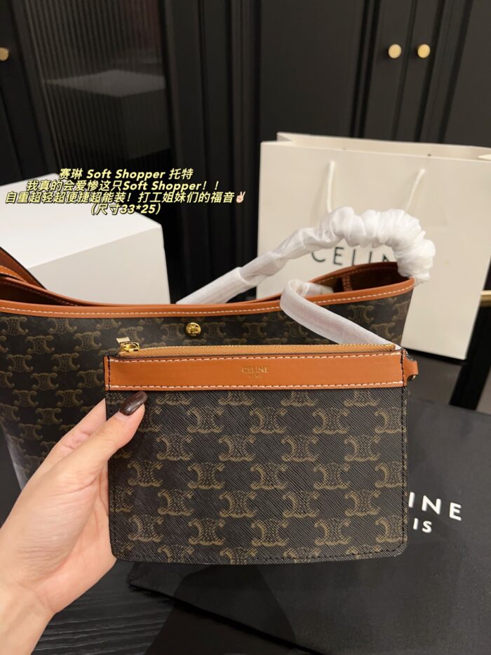 Celine Soft Shopper Tote Bag: Lightweight, Fits A 14-Inch Laptop, Incredibly Spacious. - Image 6