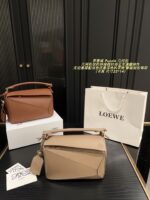 Loewe Puzzle Geometric Patchwork Bag - Small Size, Versatile, Spacious & Practical - Image 12
