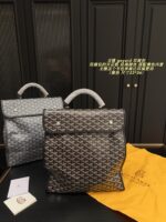 Goyard Backpack - Classic Colour With Yellow Lining, Foldable, Large Capacity