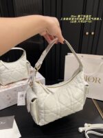 Dior Underarm Lunchbox Bag Cool-Toned Elegance, Versatile Styling Clean Lining, Crisp Hardware Detailing - Image 5