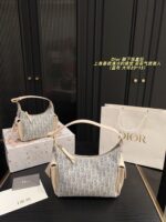 Dior Underarm Lunchbox Bag Cool-Toned Elegance, Versatile Styling Clean Lining, Crisp Hardware Engraving - Image 2