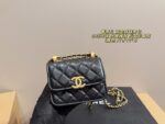 Chanel Double Gold Ball Chain Bag Compact And Delicate, Elegant And Exquisite - Image 10