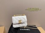 Chanel Double Gold Ball Chain Bag Compact And Delicate, Elegant And Exquisite - Image 13