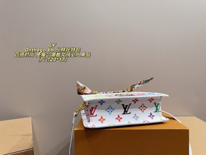 Louis Vuitton Onthego Bb Labubu Jungle Tote Bag Mini Versatile And Stylish – A Must-Have For Every Fashion-Forward Girl - Image 9