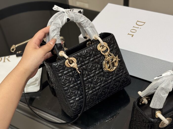Dior Star Lady Bag Premium Edition Upgrade Diamond Quilting Design - Image 2
