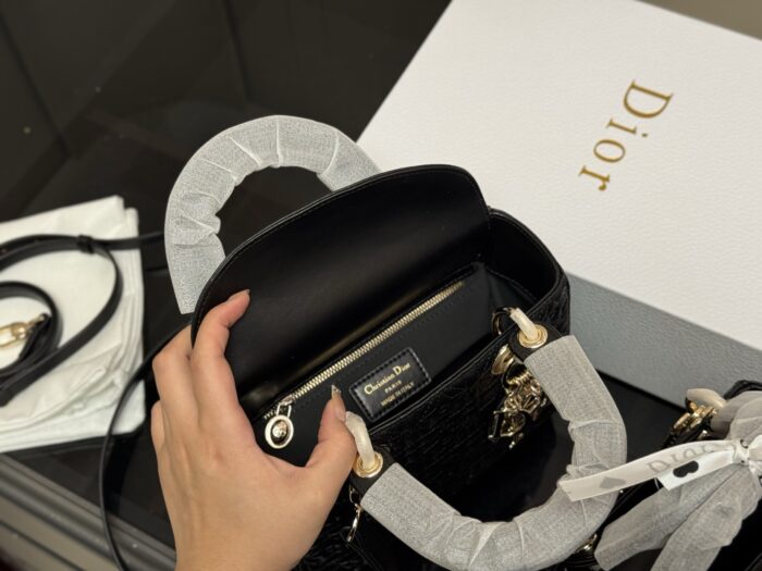Dior Star Lady Bag Premium Edition Upgrade Diamond Quilting Design - Image 4