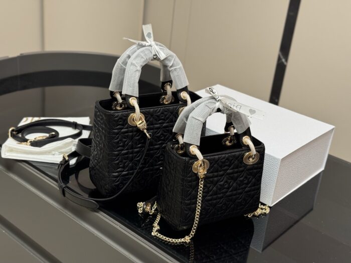 Dior Star Lady Bag Premium Edition Upgrade Diamond Quilting Design - Image 7