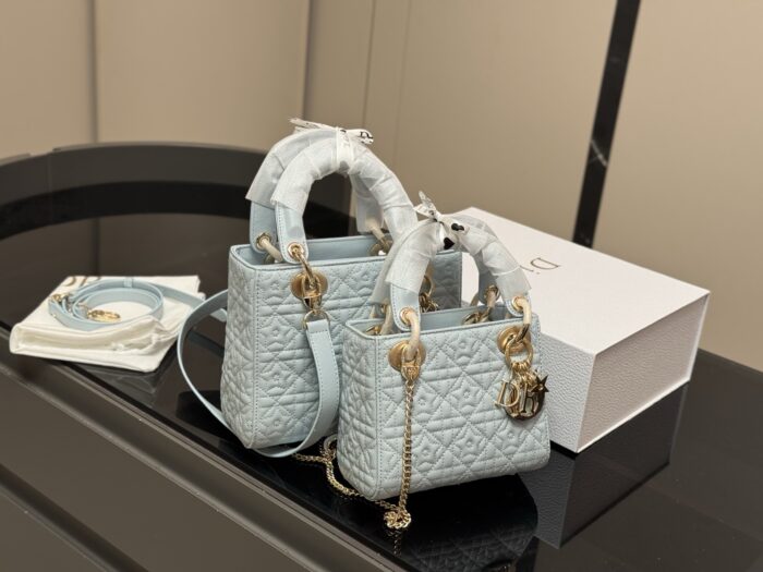 Dior Star Lady Bag Premium Edition Upgrade Diamond Quilting Design - Image 13
