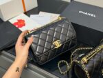Chanel Double Ball Fortune Woc Diamond Quilted Chain Bag Features Hidden Pocket Superb Quality - Image 11