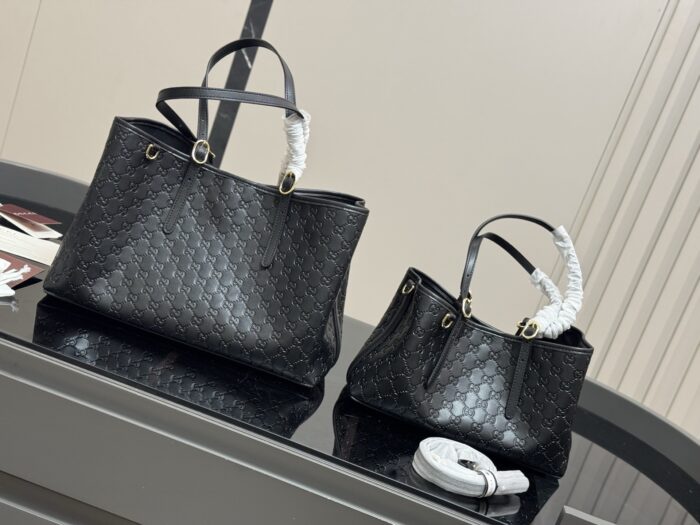 Gucci New Arrival Tote Gg Embossed Handheld Shoulder Tote Bag - Image 2