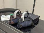 Prada Canvas Soft Lux Underarm Bag Generous Capacity Ideal For Formal Occasions - Image 7