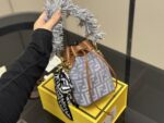 Fendi Classic Mini Bucket Bag With Foldable Box - Image 2