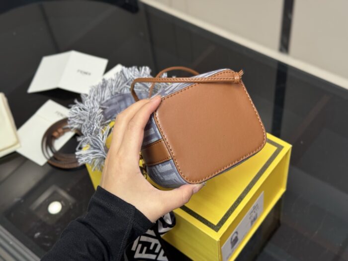 Fendi Classic Mini Bucket Bag With Foldable Box - Image 8
