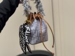 Fendi Classic Mini Bucket Bag With Foldable Box - Image 9
