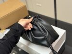 Loewe Calfskin Drawstring Shoulder Bag Soft, Lightweight, Spacious, Adjustable Shoulder Strap - Image 7