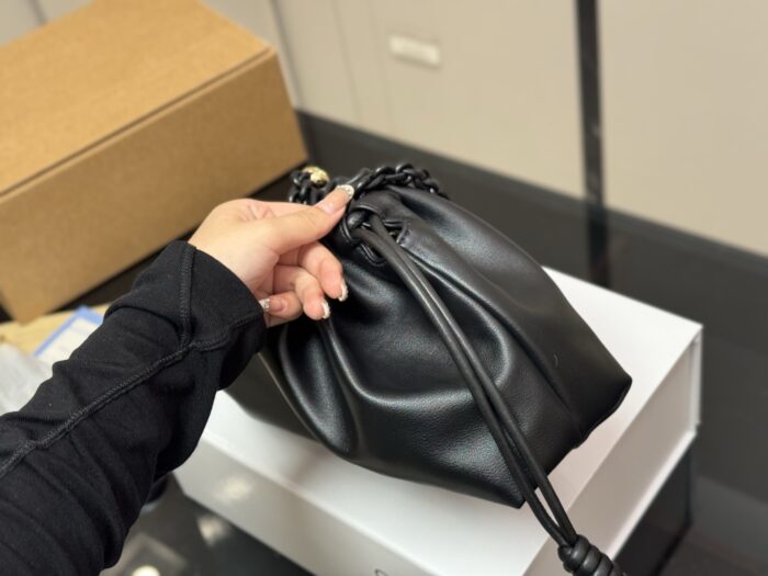 Loewe Calfskin Drawstring Shoulder Bag Soft, Lightweight, Spacious, Adjustable Shoulder Strap - Image 7