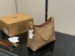 Coach Laurel Hobo Bag With Dual Straps For Versatile Carrying, Featuring Zipped Side Pocket - Image 12
