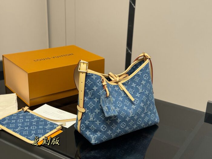 Louis Vuitton Carryall Bow With Coin Purse Included Adorable & Casual Exceptional Value - Image 1