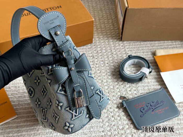 Louis Vuitton All In Bb Multi-Style Mini Bucket Bag | Versatile Carry Options | Structured Design | Photogenic Appeal - Image 2